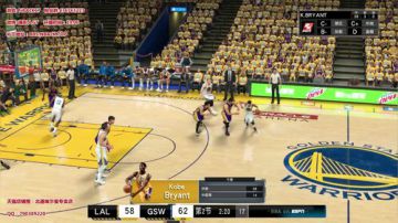 【GT】周琦球哥科比季后赛NBA2K17 2017-08-07 21点场