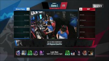2017LCK冒泡赛AFS vs MVP 08.28日 01