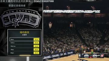 小乐：NBA2K马刺王朝第八赛季 2017-08-24 22点场