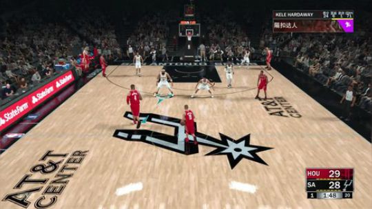 小乐：NBA2K18一会四海兄弟黑手党3 2018-01-05 21点场