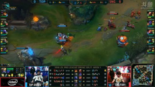 2018LPL春季赛TOP vs SNG第一场-01.15
