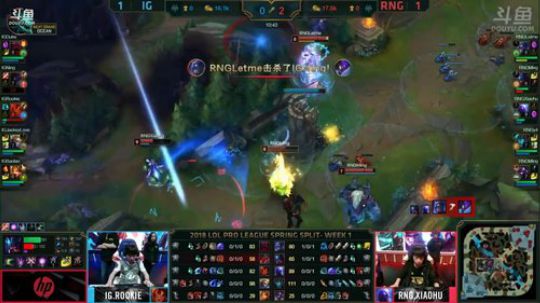 RNG VS IG 第三场精彩回顾 RNG越塔强杀IG溃败