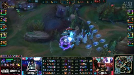 RNG VS IG 第三场精彩回顾 IG打野中单阵亡痛失大龙
