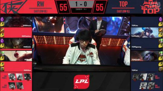 2018LPL春季赛RW vs TOP第二场-01.17