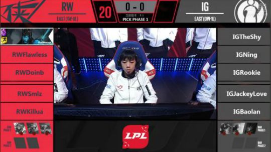 2018LPL春季赛RW vs IG第一场-01.20