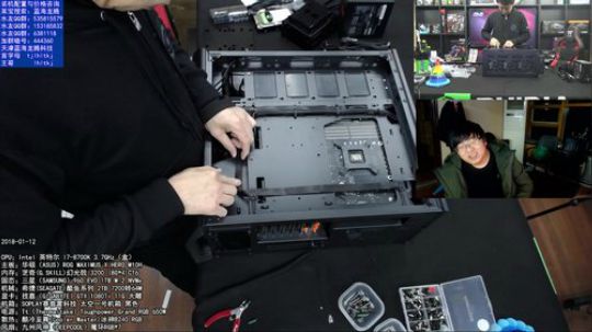 装机ing 钢板一号装机效果展示 2018-01-12 22点场