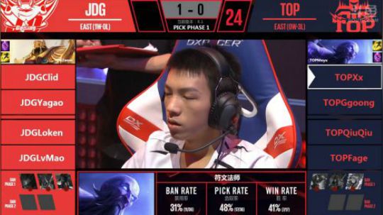 2018LPL春季赛TOP vs JDG第二场-01.21