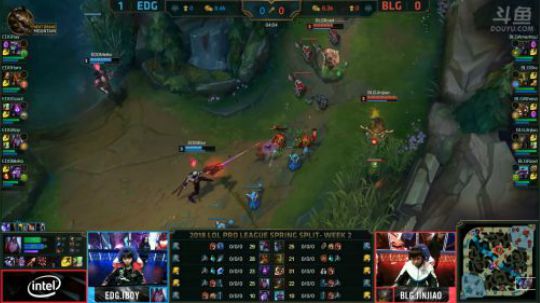 2018LPL春季赛BLG vs EDG第二场-01.26