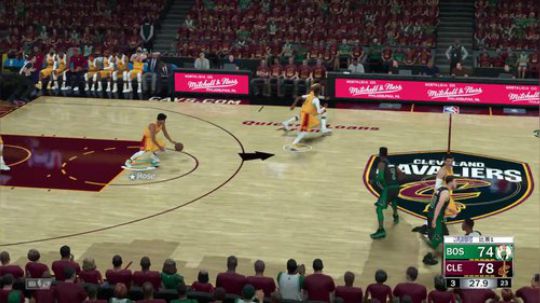 小乐：NBA2K18骑士第一赛季季后赛 2018-01-26 21点场