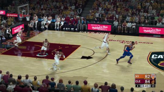 小乐：NBA2K18骑士第一赛季季后赛 2018-01-29 02点场