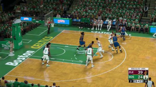 小乐：NBA2K18骑士第一赛季季后赛 2018-01-28 18点场
