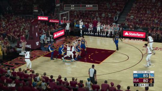 小乐：NBA2K18骑士第一赛季季后赛 2018-01-28 22点场