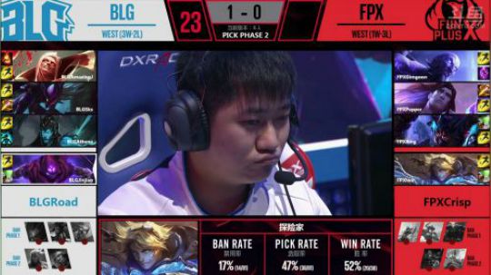 2018LPL春季赛FPX vs BLG第二场-02.02