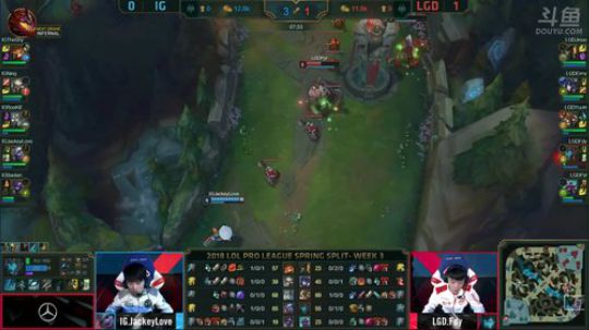 2018LPL春季赛 LGD vs IG-第二场