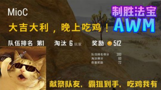 180208-四排AWM各种倒地终带汉吃鸡