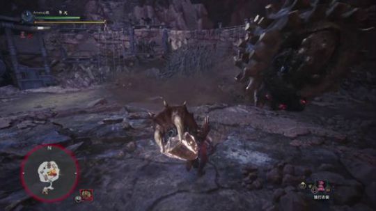 MHW 锤 特殊斗技场 爆锤龙 （无牵）4分58