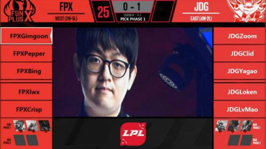 2018LPL春季赛FPX vs JDG第二场-02.24