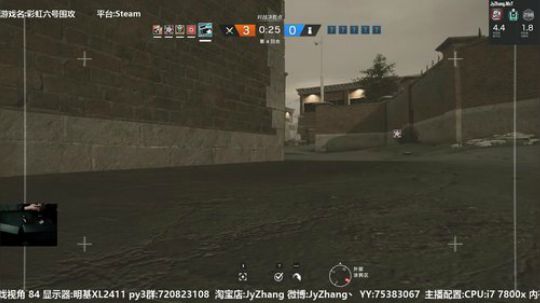 【Jy张】彩虹六号:惊了,猛男！ 2018-03-02 23点场