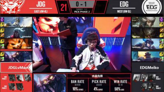 2018LPL春季赛JDG vs EDG第二场-03.05
