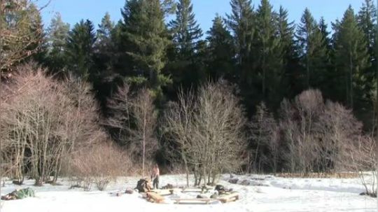 【Bushcraft Bear】冬季野外厨房之使用新锅做了一