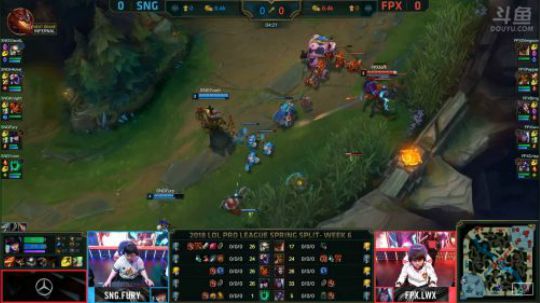 2018LPL春季赛FPX vs SNG第一场-03.09