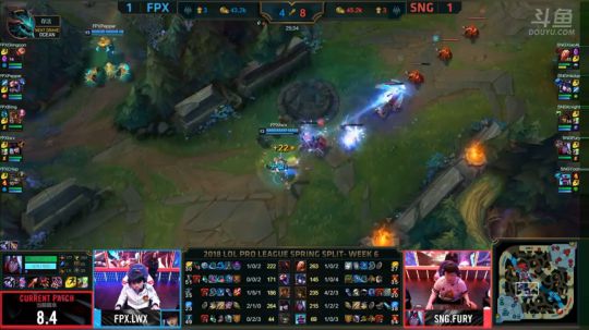 2018LPL春季赛FPX vs SNG第三场-03.09