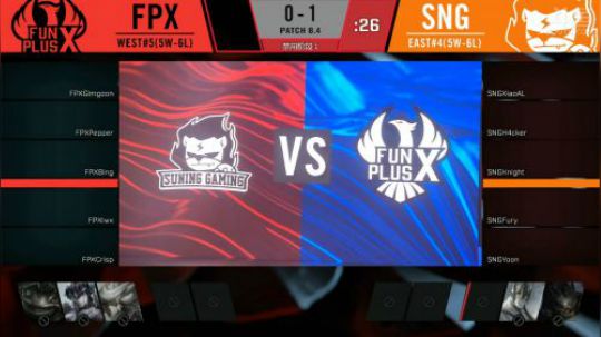 2018LPL春季赛FPX vs SNG第二场-03.09