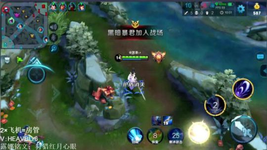 右手：10158场露娜带粉屠杀 2018-03-09 07点场