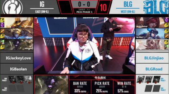 2018LPL春季赛IG vs BLG第一场-03.09