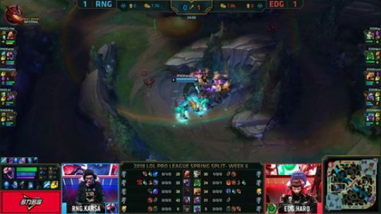 2018LPL春季赛EDG vs RNG第三场-03.11