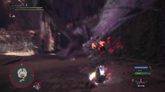 MHW 贼龙重弩(省事) 特殊斗技场樱火龙 2分14 (无牵