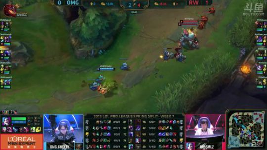 2018LPL春季赛OMG vs RW-第二场-03.18
