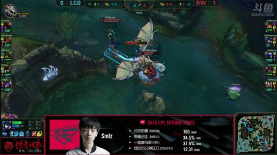 2018LPL春季赛LGD vs RW第二场