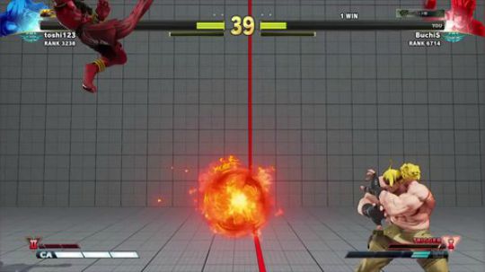 没完没了的火球压制!街霸5AE长手VT2欺负Alex!