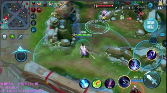 右手：10635场露娜王者局单排教学 2018-03-31 10点场