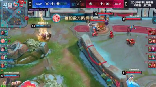 KPL二路解说RNGM对阵EDGM 2018-03-30 16点场