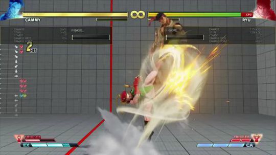 输出增加!街霸5AE更新后加米VT1EX空箭小连段!