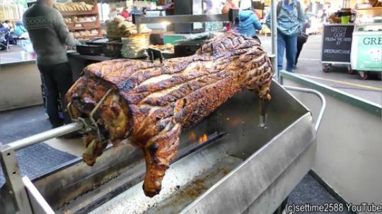 黄金甲烤肉！肥得流油！