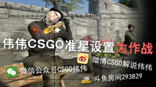 伟伟CSGO教学之准星设置大作战