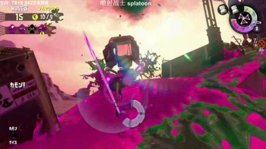 switch-喷射战士 splatoon 2018-04-17 19点场
