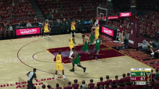 小乐：NBA2K骑士第七季后赛和帝国战 2018-04-12 20点场