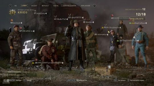 Andy: 德国时间 cod14联机 2018-04-18 03点场