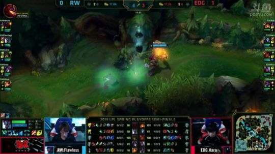 斗鱼主播解说LPL半决赛EDGvsRW02