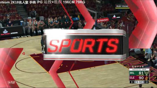 2K18 骑士踏上季后赛征程 2018-04-18 23点场