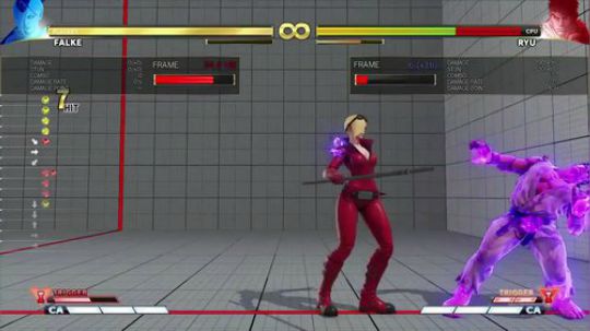 灵活多变!街霸5新角色Falke版边安全压制套路!
