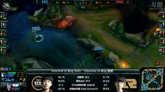 鹌鹑，淑怡，Joker解说总决赛RNGvsEDG第四场