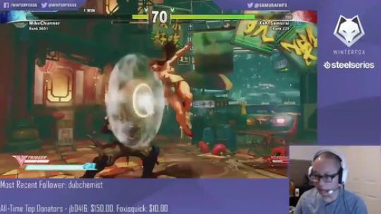 梅原背水一战复刻加强版!武士隆格挡春丽CA翻盘!