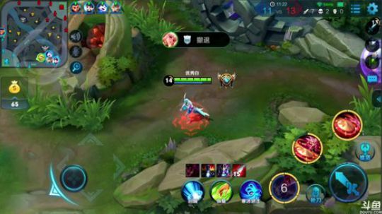 我在斗鱼看骚白直播王者荣耀