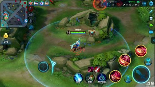 我在斗鱼看骚白直播王者荣耀