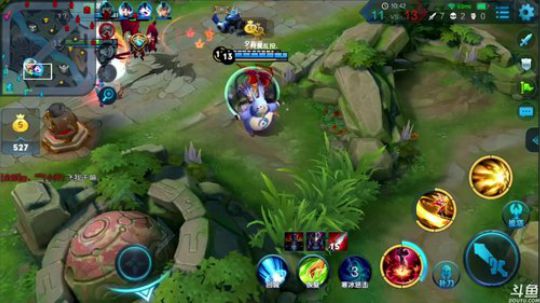 我在斗鱼看骚白直播王者荣耀